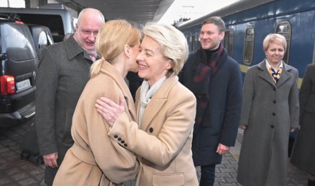 Avrupa Komisyonu Başkanı Leyen, Kiev'de