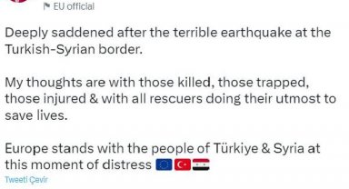 Avrupa Parlamentosu Başkanı: Avrupa bu sıkıntılı anda Türkiye ve Suriye halkının yanında