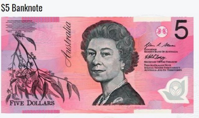 Avustralya'nın 5 dolarlık banknotlarında İngiliz kraliyeti yerine yerlileri içeren tasarım yapılacak