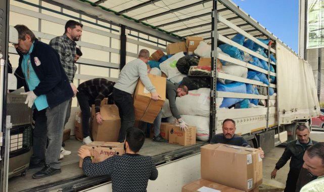 Aydın İl Sağlık Müdürlüğü'nden deprem bölgesine yardım eli