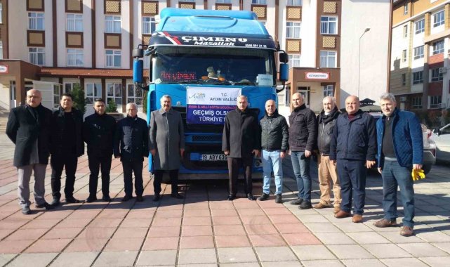 Aydın Milli Eğitim ailesi tek yürek deprem bölgesinde