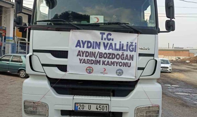 Aydın'dan Malatya'ya yem desteği