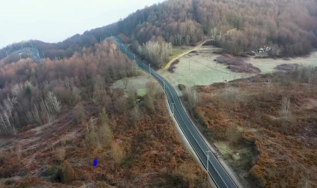 Aydınpınar Şelalesi'ne giden yol asfaltlandı