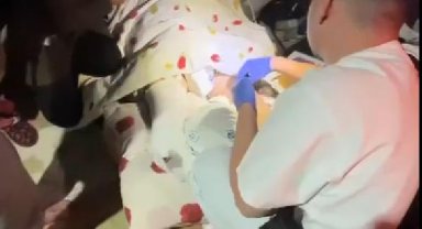 Bacakları ampüte edilen İnci, cumhurbaşkanlığı uçağı ile Ankara'ya götürüldü