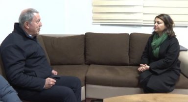 Bakan Akar, Libya Dışişleri Bakanı Necla el-Menguş ile görüştü