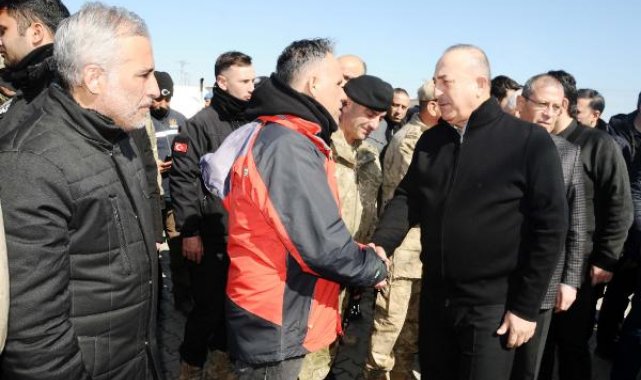Bakan Çavuşoğlu, Nurdağı'nda gıyabi cenaze namazına katıldı