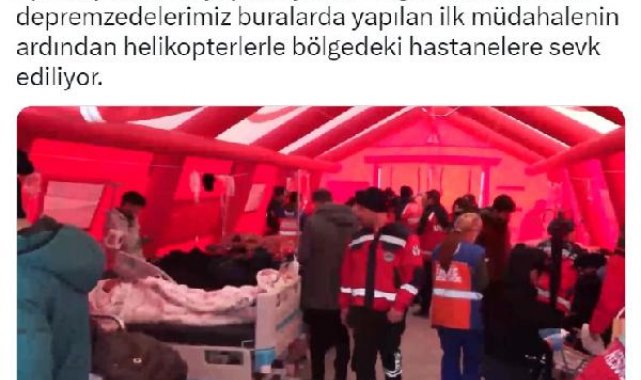 Bakan Koca: 10 ilimizde 77 sahra hastanesi kurduk