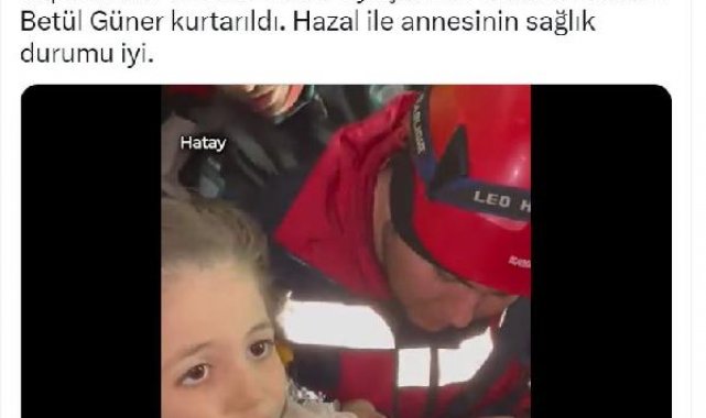 Bakan Koca: 5 yaşındaki Hazal ile annesi 72 saat sonra kurtarıldı