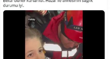 Bakan Koca: 5 yaşındaki Hazal ile annesi 72 saat sonra kurtarıldı