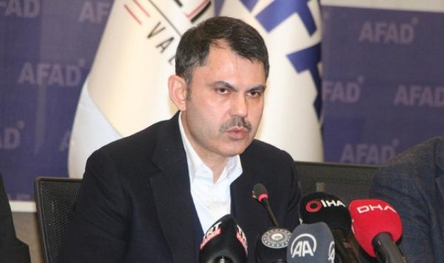Bakan Kurum: Deprem 1000 kilometrekarelik bir alanı etkiledi