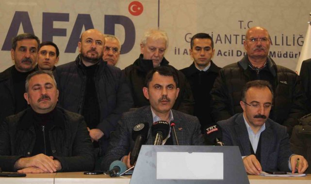 Bakan Kurum son rakamları açıkladı: "Gaziantep'te toplam ölü sayısı 3 bin 273"