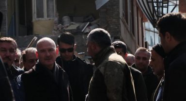 Bakan Soylu, Malatya'da incelemede bulundu