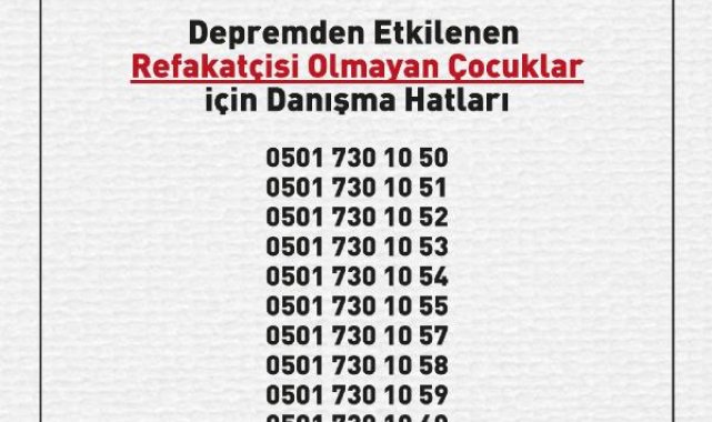 Bakan Yanık: Refakatsiz çocuklarla ilgili tedbirlerimizi aldık