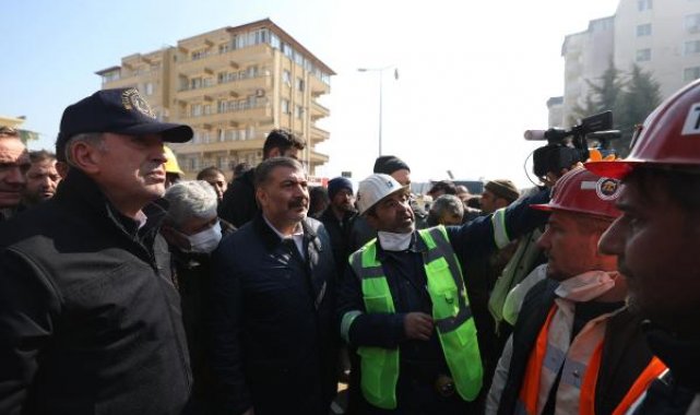 Bakanlar Akar ve Koca'dan Hatay'da inceleme