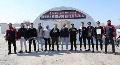 Başakşehirli berberlerden deprem bölgesinde gönüllü hizmet