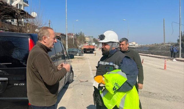 Başkan Atabay deprem bölgesine gitti