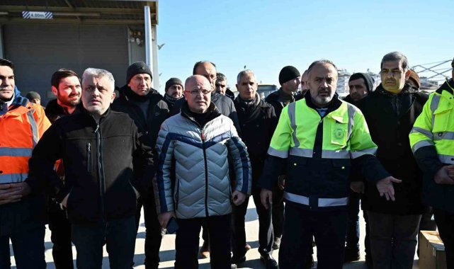 Başkan Gürkan Hatay'a destek ziyaretinde bulundu