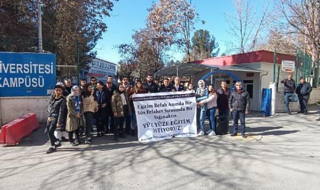 Batman'da öğrencilerden 'uzaktan eğitim kararı' protestosu