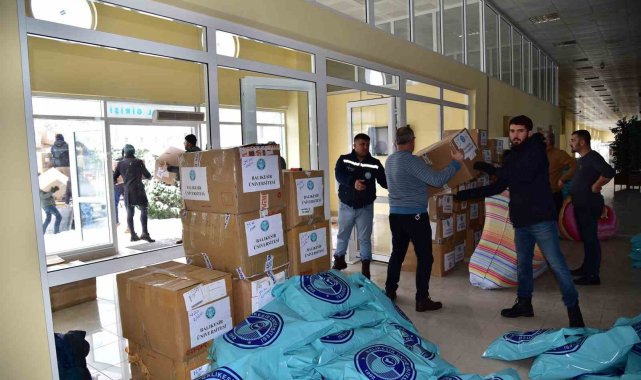 BAÜN'de Deprem Bölgesi için yardım seferberliği