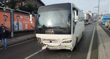  Beylikdüzü'nde servis otobüsü 9 araca çarptı: 8 yaralı-2