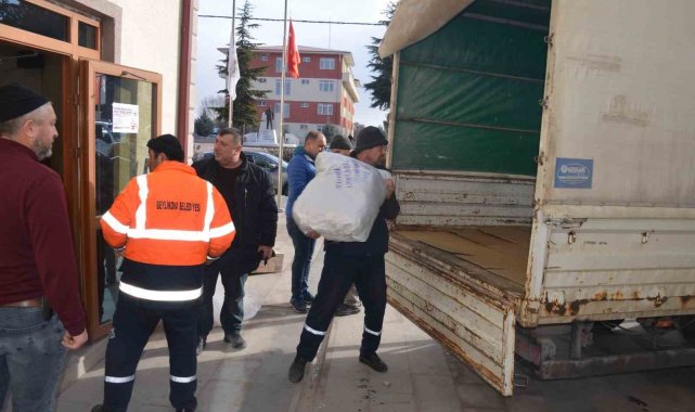 Beylikova'dan deprem bölgesine yardım