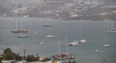Bodrum ve Kaş arası denizde 'fırtına' uyarısı