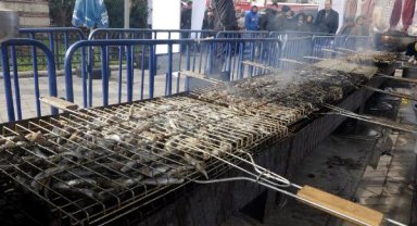 Bursa'da 'Hamsi Festivali'; 1 ton balık dağıtıldı