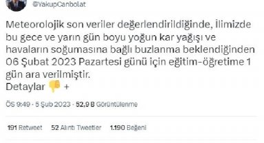 Bursa'da eğitime kar engeli