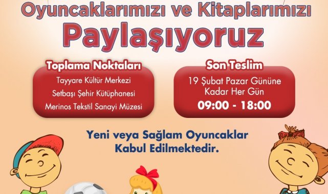 Bursa'da oyuncak kampanyası