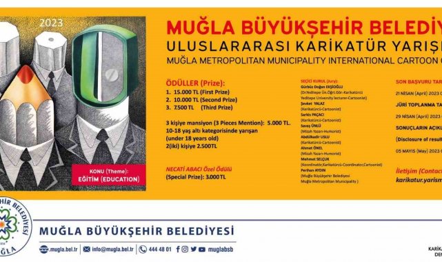 Büyükşehir 4.Uluslararası Karikatür Yarışma başvuruları başladı