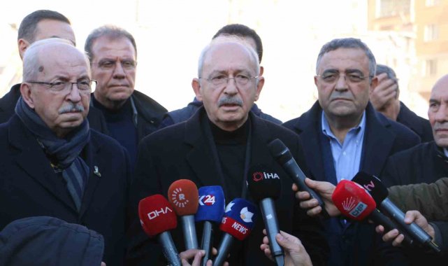 CHP Genel Başkanı Kılıçdaroğlu Diyarbakır'da deprem bölgesinde