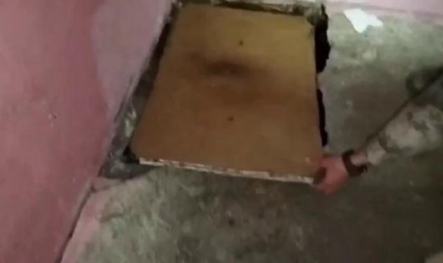 Cinayetten hüküm giyen baba evinin zeminindeki çukurda, oğlu tavan arasında yakalandı