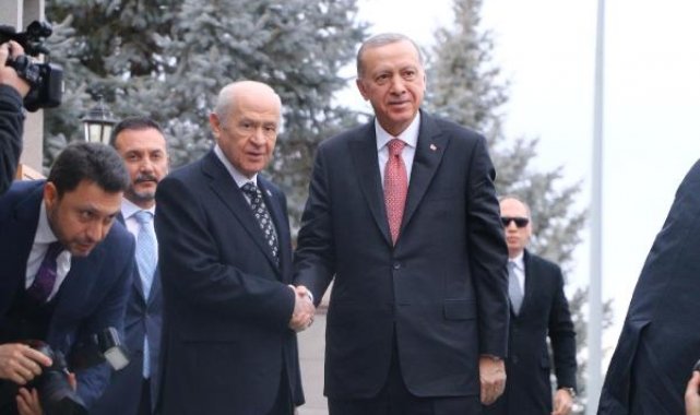 Cumhurbaşkanı Erdoğan, Bahçeli ile görüştü