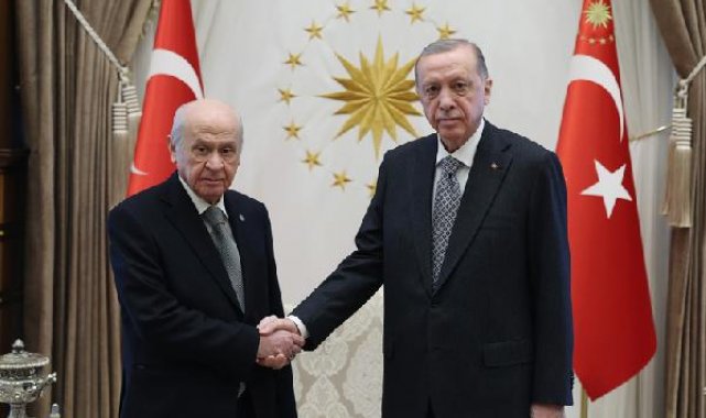 Cumhurbaşkanı Erdoğan, Bahçeli ile görüştü