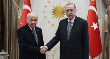 Cumhurbaşkanı Erdoğan, Bahçeli ile görüştü