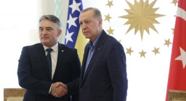 Cumhurbaşkanı Erdoğan Bosna Hersek Devlet Başkanlığı Konseyi Üyesi Komsic'i kabul etti