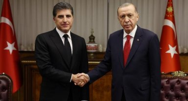 Cumhurbaşkanı Erdoğan, IKBY Başkanı Neçirvan Barzani'yi kabul etti