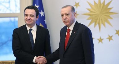Cumhurbaşkanı Erdoğan, Kosova Başbakanı Kurti'yi kabul etti