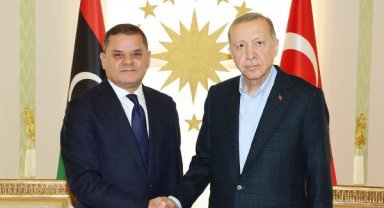 Cumhurbaşkanı Erdoğan, Libya Başbakanı Dibeybe'yi kabul etti