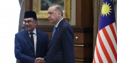 Cumhurbaşkanı Erdoğan, Malezya Başbakanı ile görüştü