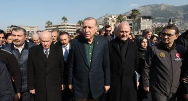 Cumhurbaşkanı Erdoğan ve Bahçeli Hatay'da