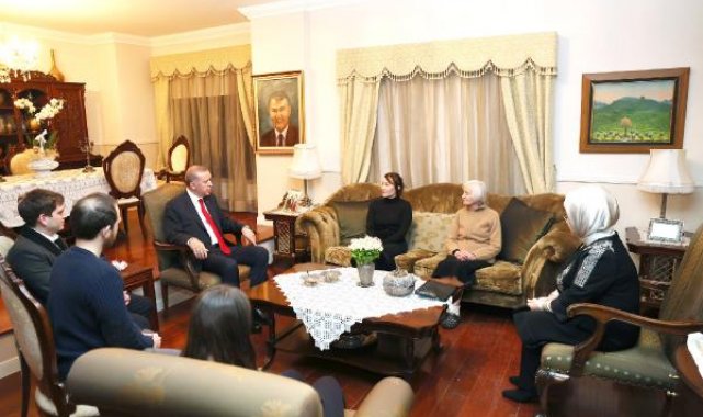 Cumhurbaşkanı Erdoğan ve eşi Emine Erdoğan'dan, Baykal ailesine taziye ziyareti