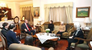 Cumhurbaşkanı Erdoğan ve eşi Emine Erdoğan'dan, Baykal ailesine taziye ziyareti