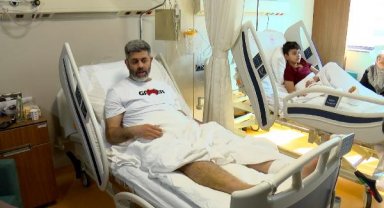 Cumhurbaşkanı Erdoğan'ın ziyaret ettiği oğluyla birlikte enkazdan çıkarılan depremzede konuştu