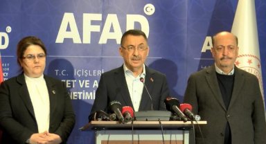 Cumhurbaşkanı Yardımcısı Oktay, deprem bölgesine ilişkin son verileri açıkladı