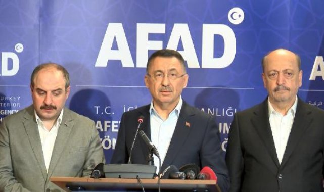 Cumhurbaşkanı Yardımcısı Oktay: 1 milyon 50 bin civarında vatandaşımızı geçici barınma merkezlerinde barındırıyoruz