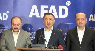 Cumhurbaşkanı Yardımcısı Oktay: 1 milyon 50 bin civarında vatandaşımızı geçici barınma merkezlerinde barındırıyoruz