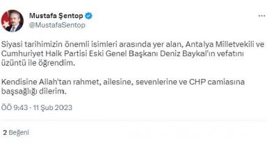Deniz Baykal hayatını kaybetti