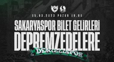 Denizlispor bilet gelirlerini depremzedelere bağışlayacak