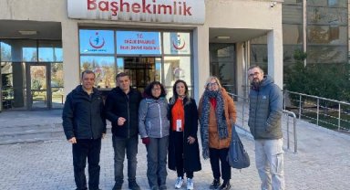 Deprem bölgesinde inceleme yaptılar; Prof. Dr. Yavuz: Şu an salgın yok, ama Suriye'deki kolera salgını endişe verici